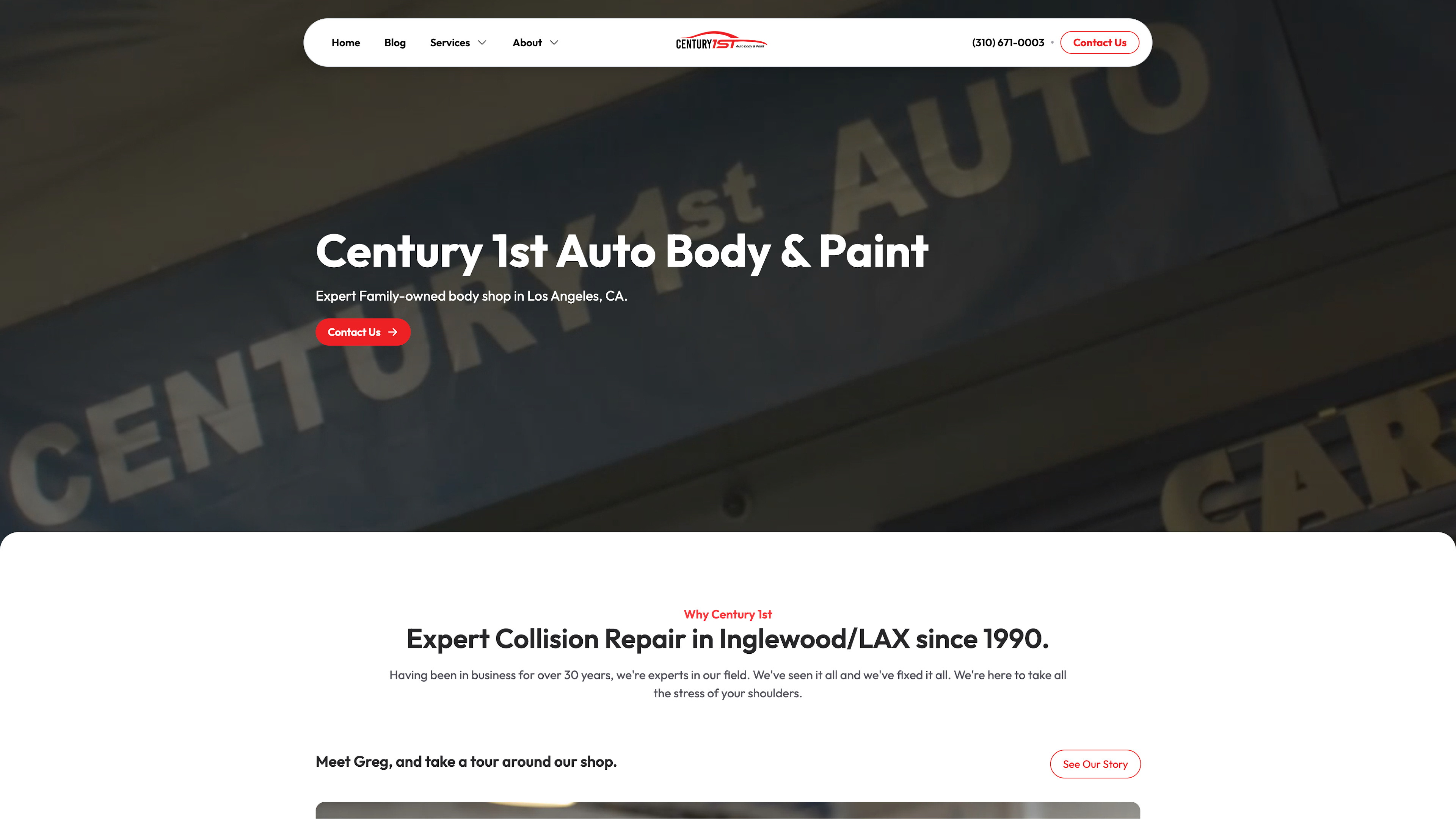 Cover image for Century 1st Auto Body